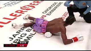Jurmain McDonald stop Evan Holyfield jr with a massive one punch Knockout