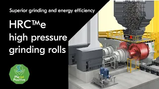 Superior grinding efficiency – Metso HRC™e high pressure grinding rolls (HPGR)