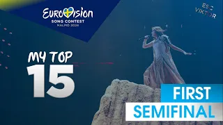 Eurovision 2024 | My Top 15 | First Semifinal (with comments)