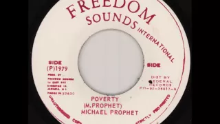 Michael Prophet & The Soul Syndicate - Poverty + Dub - 7" Freedom Sounds 1979 - ROOTS 70'S DANCEHALL