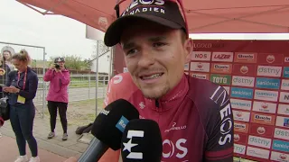 Thomas Pidcock - Interview at the finish - Amstel Gold Race 2024