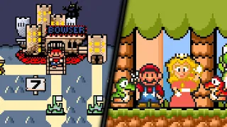 Super Mario World (SMB3 Style) - World7: Valley Of Bowser (Walkthrought, All Exits)