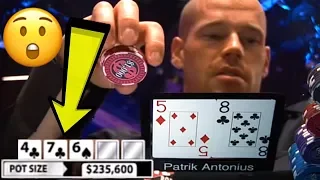 WHAT A FLOP! $235,600 Pot & Antonius Has The STRAIGHT