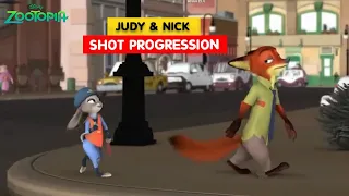 Zootopia | Judy Hopps and Nick Shot Progression | Shaofu Zhang | 3D Animation Internships