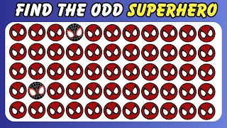 Spot the odd Emoji - Superheroes Edition | Marvel & DC Quiz