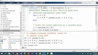 MIT Numerical Methods for PDE Lecture 5: Multigrid 2 -- coarse grid solution