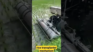 rice transplanter mechanism | mini tractor |