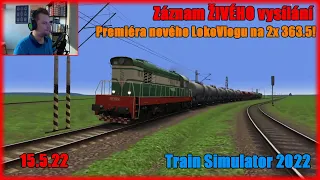 Andy - Na dvojčeti 363.5 do Plzně, pokec a Train Simulator 2022