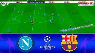 Napoli vs Barcelona - UEFA Champions League 23/24 | EA FC 24 Full Match All Goals | Gameplay PC