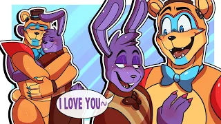 Glamrock BONNIE & FREDDY meet again Fnaf Security Breach Comic dub Compilation