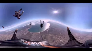 Skydiving in Empuriabrava in 360º