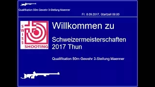 50m Gewehr Männer - 3x40 - Qualifikation