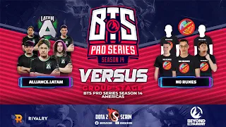 Alliance.LATAM vs No Runes - BTS Pro Series Season 14: Americas - Group Stage - Highlights - BO2