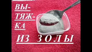 ВЫТЯЖКА из ЗОЛЫ для замачивания семян