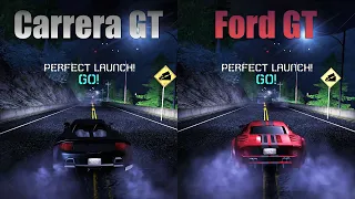 Carrera GT VS Ford GT, NFS CARBON Drag Race (Improvised)