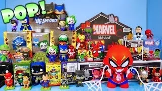 DC Vs Marvel Superhero Toys Showdown Super Blind Box Unboxing Kidrobot By Disney Cars Toy Club