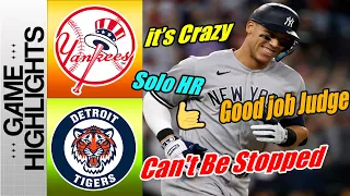 Yankees vs. Tigers [FULL GAME] Highlights | May 03, 2024 Aaron Judge blasts 422 foot home run ⚡️