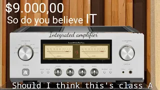 Accuphase's main competitor Luxman L-507Z integrated amplifier ampli