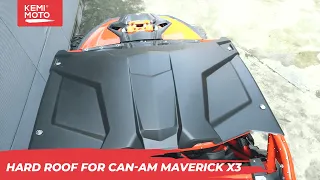 How To Install the Roof for your CAN AM MAVERICK X3- FTVRF005 | Kemimoto