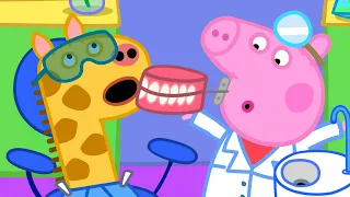 Peppa Pig in Hindi - Dentist - पेपा द डेंटिस्ट  - हिंदी Kahaniya - Hindi Cartoons for Kids