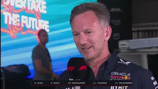 Christian horner Post Race Interview Saudi Arabia GP #redbullracing #f1