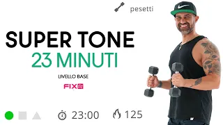 SUPER TONE! Tonificazione Total Body con Focus Glutei Per Principianti