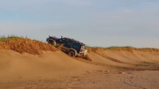 Прыжки в высоту. Сахалин. Мыс Слепиковского.  Песчаный подъем.