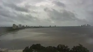 Hurricane Ian comes ashore in Florida - Tampa camera time lapse from FOX 13