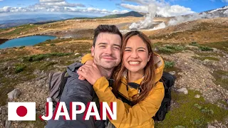 We went to Hokkaido's highest volcano - Hiking in JAPAN 🇯🇵