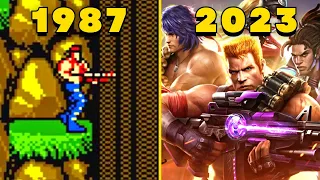 Evolution of CONTRA Games 1987-2023