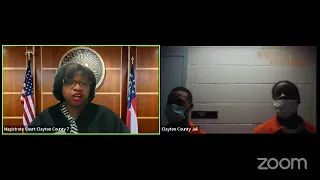 Magistrate Court Clayton County 7's Zoom Meeting