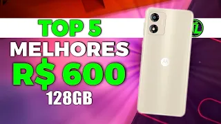 5 CELULARES até 600 Reais (2024) BOM e BARATO