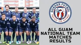 All Guam National Team Matches Results