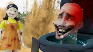 skibidi toilet in squid game horror video (full episode)