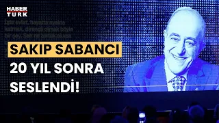 Sakıp Sabancı, 20'nci yıl anma töreninde yapay zeka modeliyle mesaj yolladı