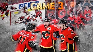 Calgary Flames comeback win vs Anaheim Game 3 - 2015 Playoffs