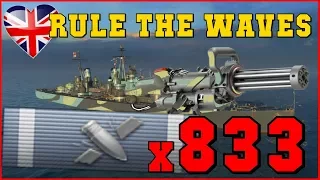 300,000+ DAMAGE 3,000+ BASE XP 800+ SHELL HITS - MINOTAUR - World of Warships