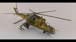 Full Video Build- Italeri 1/72 Scale Mil Mi-24 F Hind