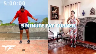 5 Minutes Fat Burner | High Intensity Interval Training