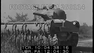 WWII US and German tanks - 250114-01 | Footage Farm Ltd