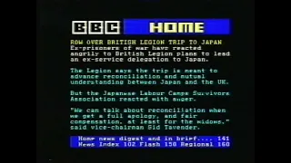 BBC Two Continuity - Early Hours Of Sunday 1st February 1998 & Ceefax - 2 of 3