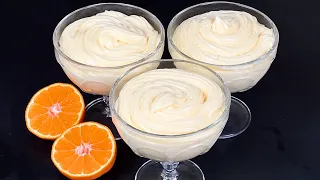 Mandarin mousse dessert in 5 minutes! My family loves this no bake dessert!