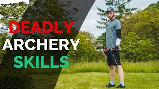 Deadly ARCHERY skills 🏹 (Running archery extreme track)