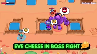 Boss Fight Cheese with Eve 🧀|| Brawl Stars ||