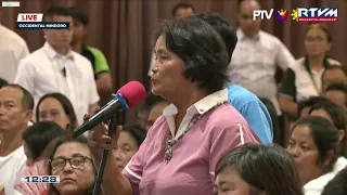 WATCH: PBBM attends townhall meeting with farmers and fisherfolk of Occidental Mindoro