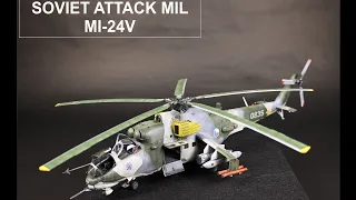 Amazing 1/48 Scale Russian Mi24v Helicopter Model!