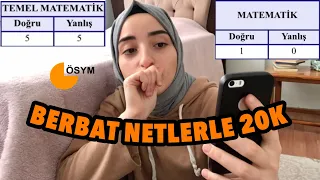 YKS SONUCUMA BAKIYORUM! | berbat netlerle 20k