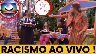 Apresentadora do programa "É DE CASA" é acusada de "RACISMO" pelo público apos atitude com convidada