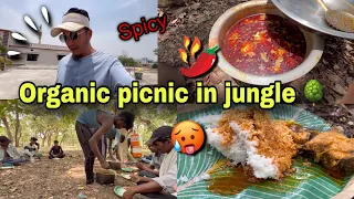 ORGANIC PICNIC IN JUNGLE, SPICY🌶️ FISH CURRY 🐟 // Pema’s Channel
