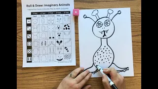 Roll and Draw an Imaginary Animal